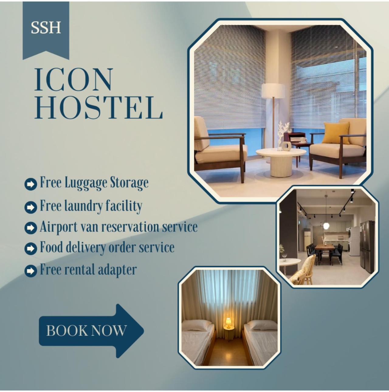 Ssh Icon Hostel Σεούλ Εξωτερικό φωτογραφία